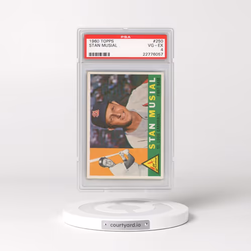 1960 Topps #250 Stan Musial (PSA 4 VG-EX)