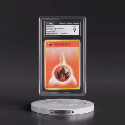 1999 Intro Pack #31 Fire Energy - Squirtle Deck (CGC 9 MINT)