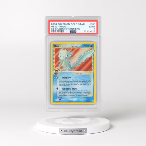 2006 Pokémon EX Dragon Frontiers #101 Mew - Holo Gold Star (PSA 9 MINT)