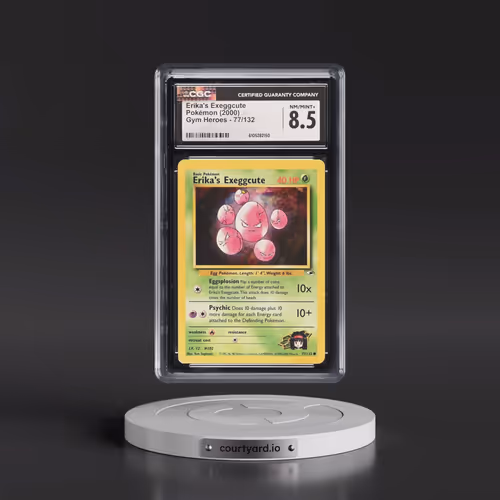 2000 Gym Heroes #77/132 Erika's Exeggcute (CGC 8.5 NM-MT+)