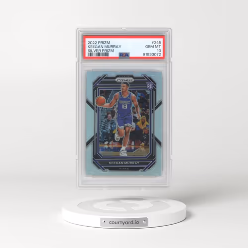 2022 Panini Prizm #245 Keegan Murray - Silver Prizm (PSA 10 GEM MINT)