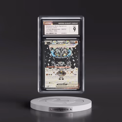 2024 Twilight Masquerade - TWM EN #199/167 Cornerstone Mask Ogerpon ex - Ultra Rare Holo (CGC 9 MINT