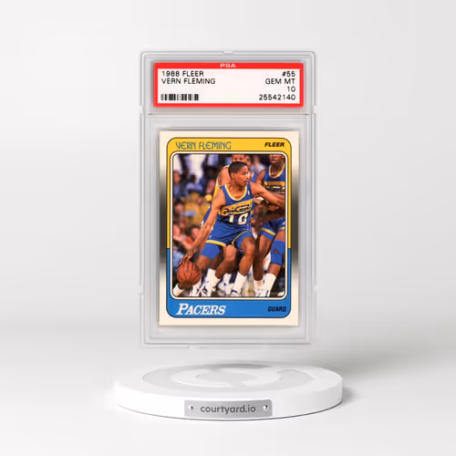 1988 Fleer #55 Vern Fleming (PSA 10 GEM MINT)