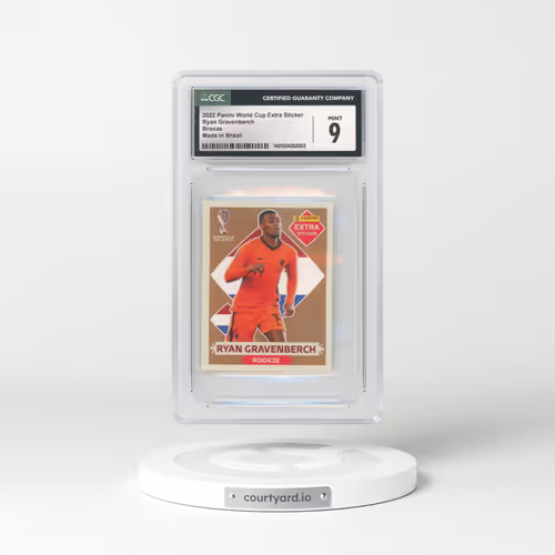 2022 Panini World Cup Extra Sticker Ryan Gravenberch - Bronze Made in Brazil (CGC 9 MINT)