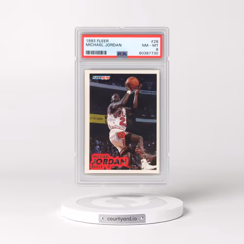 1993 Fleer #28 Michael Jordan (PSA 8 NM-MT)
