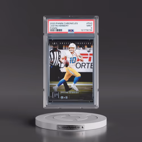 2020 Panini Chronicles Panini #PA3 Justin Herbert (PSA 9 MINT)