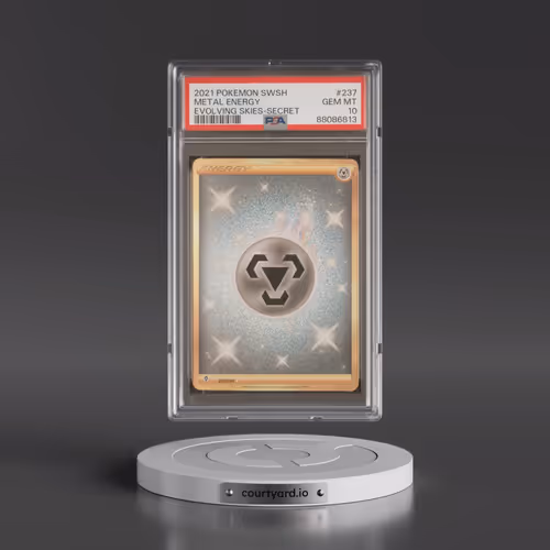 2021 Pokémon Sword & Shield Evolving Skies #237 Metal Energy - Secret (PSA 10 GEM MINT)