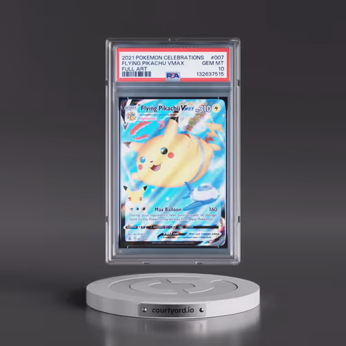 2021 Pokémon Celebrations #007 Flying Pikachu Vmax - Full Art (PSA 10 GEM MINT)