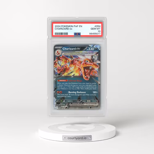 2024 Pokémon Paf EN-Paldean Fates #054 Charizard EX - Holo (PSA 10 GEM MINT)