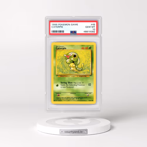 1999 Pokémon Game #45 Caterpie (PSA 10 GEM MINT)