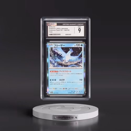 2023 Pokémon Card 151 #144/165 Articuno - Holo (CGC 9 MINT)