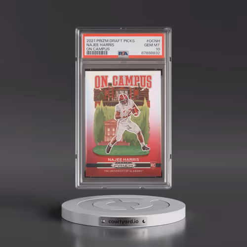 2021 Panini Prizm Draft Picks on Campus #OCNH Najee Harris (PSA 10 GEM MINT)
