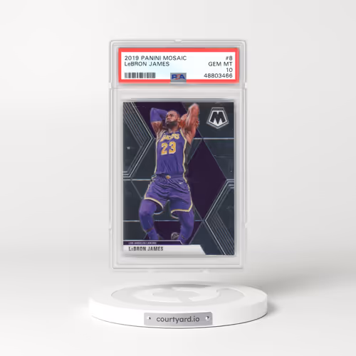 2019 Panini Mosaic #8 LeBron James (PSA 10 GEM MINT)