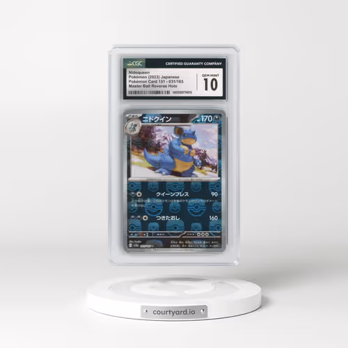 2023 Pokémon Card 151 #031/165 Nidoqueen - Master Ball Holo (CGC 10 GEM MINT)