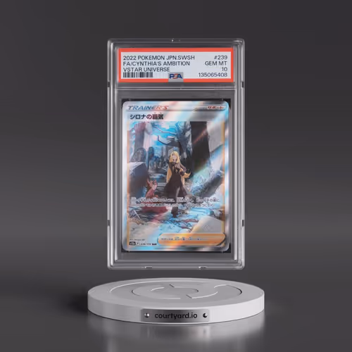 2022 Pokémon Sword & Shield Vstar Universe #239 Cynthia's Ambition - Full Art (PSA 10 GEM MINT)
