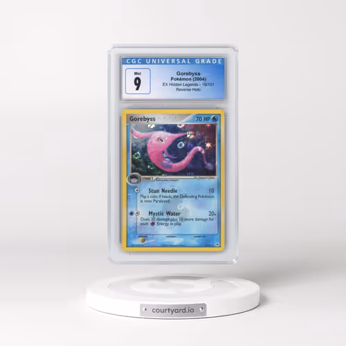 2004 EX Hidden Legends #18/101 Gorebyss - Reverse Holo (CGC 9 MINT)
