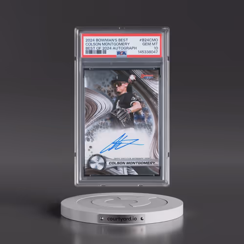 2024 Bowman's Best Best of 2024 Autographs #B24CMO Colson Montgomery (PSA 10 GEM MINT)