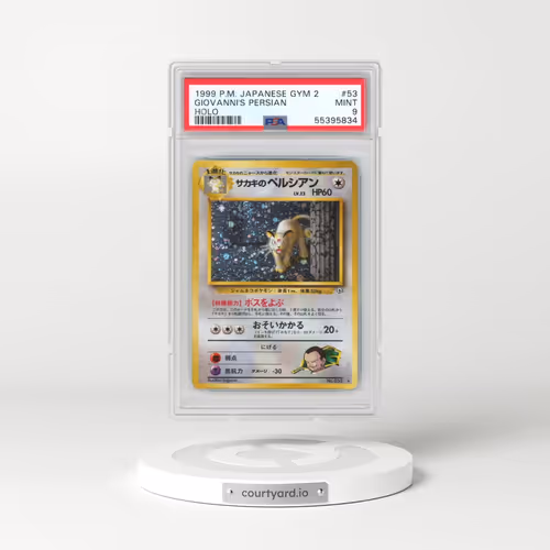 1999 Pokémon Gym 2 #53 Giovanni's Persian - Holo (PSA 9 MINT)