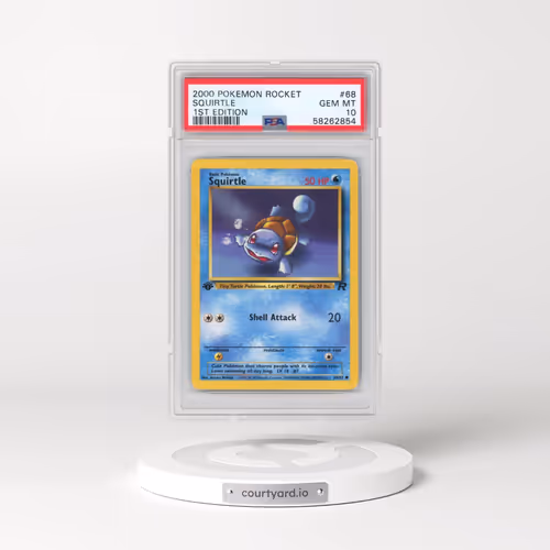 2000 Pokémon Rocket #68 Squirtle - 1st Edition (PSA 10 GEM MINT)