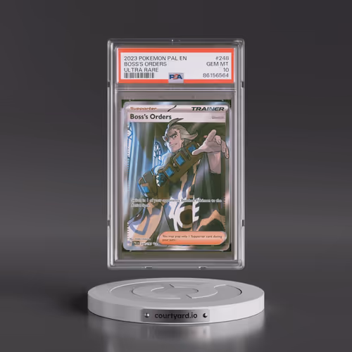 2023 Pokémon Pal EN-Paldea Evolved #248 Boss's Orders - Ultra Rare (PSA 10 GEM MINT)
