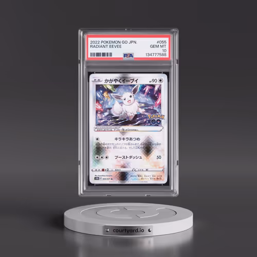2022 Pokémon Go #055 Radiant Eevee - Holo (PSA 10 GEM MINT)