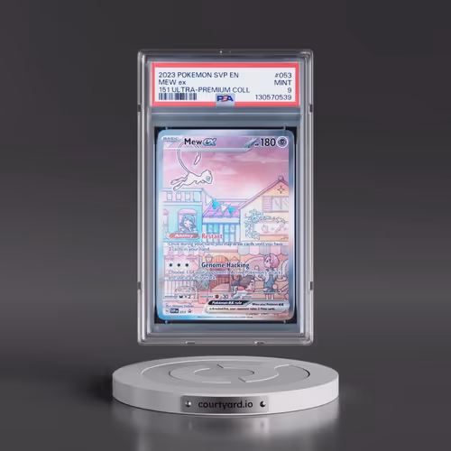 2023 Pokémon Svp EN-SV Black Star Promo #053 Mew EX - Holo 151 Ultra-Premium Collection (PSA 9 MINT)