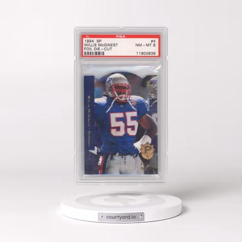 1994 SP #4 Willie McGinest - Foil Die-Cut (PSA 8 NM-MT)