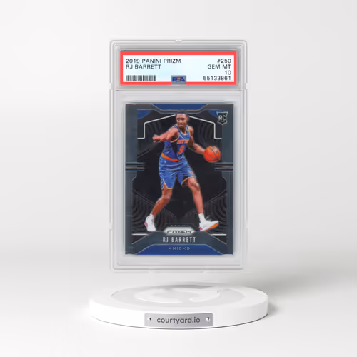 2019 Panini Prizm #250 RJ Barrett (PSA 10 GEM MINT)