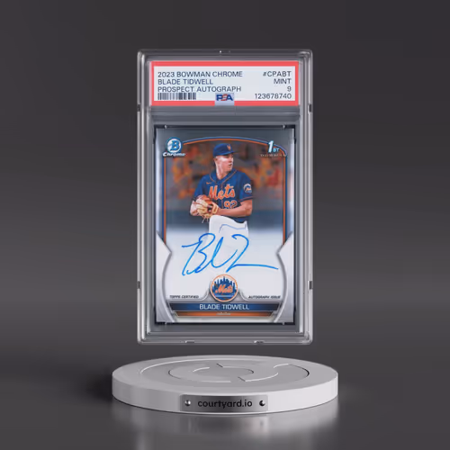 2023 Bowman Chrome Prospect Autographs #CPABT Blade Tidwell (PSA 9 MINT)