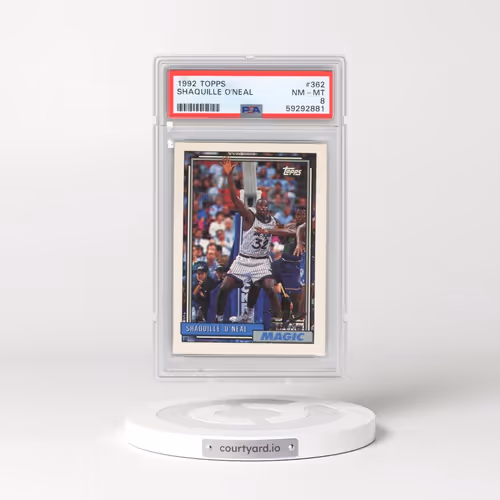 1992 Topps #362 Shaquille O'Neal (PSA 8 NM-MT)