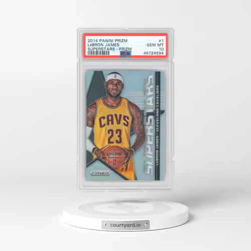 2014 Panini Prizm Superstars #1 LeBron James - Prizm (PSA 10 GEM MINT)