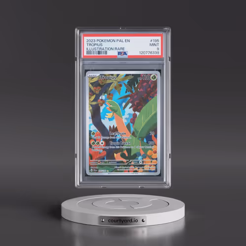 2023 Pokémon Pal EN-Paldea Evolved #195 Tropius - Illustration Rare (PSA 9 MINT)