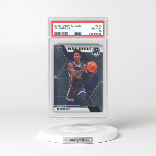 2019 Panini Mosaic #274 Ja Morant (PSA 10 GEM MINT)