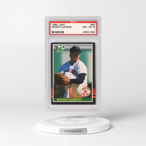 1985 Leaf #99 Roger Clemens (PSA 8 NM-MT)