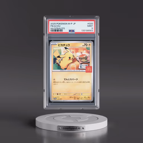 2025 Pokémon M-P Promo #020 Pikachu - McDonald's (PSA 9 MINT)