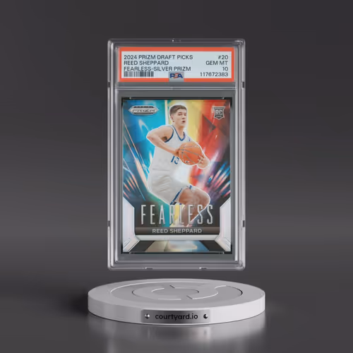 2024 Panini Prizm Draft Picks Fearless #20 Reed Sheppard - Silver Prizm (PSA 10 GEM MINT)