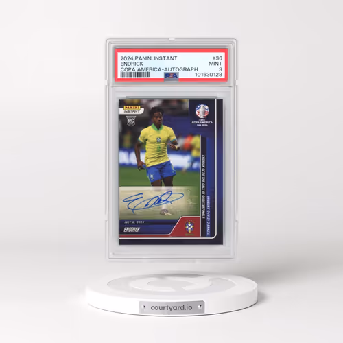 2024 Panini Instant Conmebol Copa America 2024 #36 Endrick - Autograph (PSA 9 MINT)