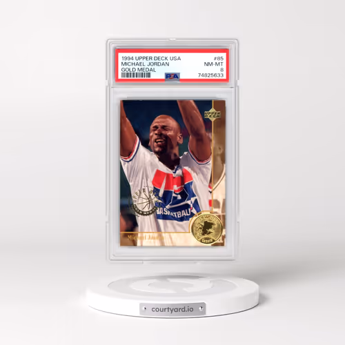 1994 Upper Deck USA Basketball #85 Michael Jordan - Gold Medal (PSA 8 NM-MT)