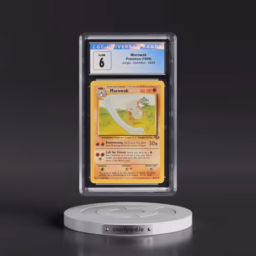 1999 Jungle #39/64 Marowak (CGC 6 EX-NM)