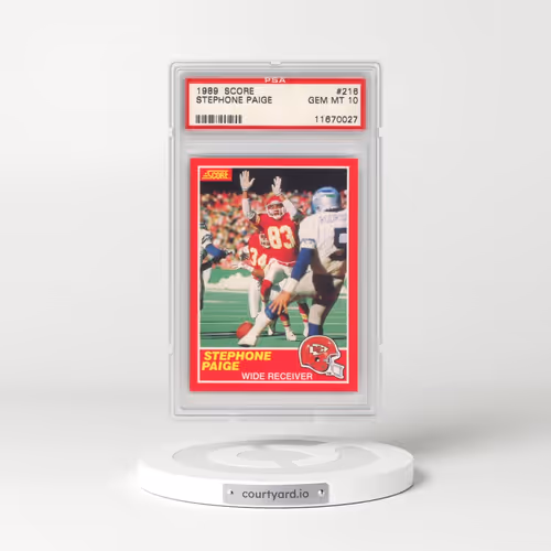1989 Score #216 Stephone Paige (PSA 10 GEM MINT)
