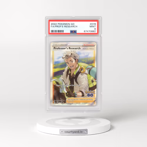 2022 Pokémon GO #078 Professor's Research (PSA 9 MINT)
