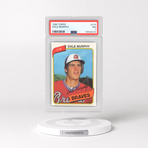 1980 Topps #274 Dale Murphy (PSA 7 NM)