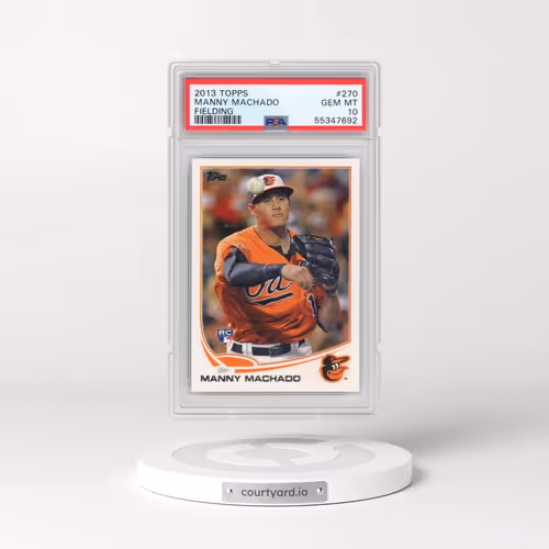 2013 Topps #270 Manny Machado - Fielding (PSA 10 GEM MINT)