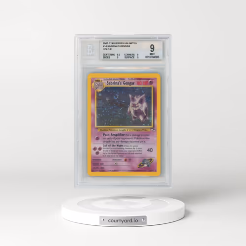 2000 Gym Heroes #14 Sabrina's Gengar - Holo (BGS 9 MINT)