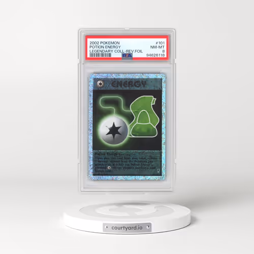 2002 Pokémon Legendary Collection #101 Potion Energy - Reverse Foil (PSA 8 NM-MT)