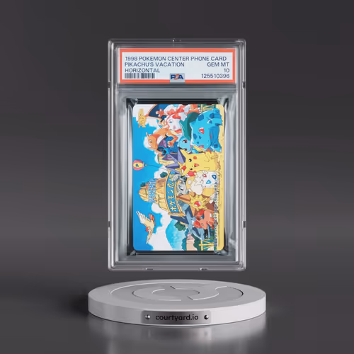 1998 Pokémon Center Phone Card Pikachu's Vacation - Horizontal (PSA 10 GEM MINT)