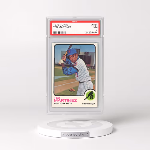 1973 Topps #161 Ted Martinez (PSA 7 NM)
