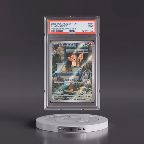 2023 Pokémon Svp EN-SV Black Star Promo #044 Charmander - Obsidian Flames Elite Trainer Box (PSA 9 M
