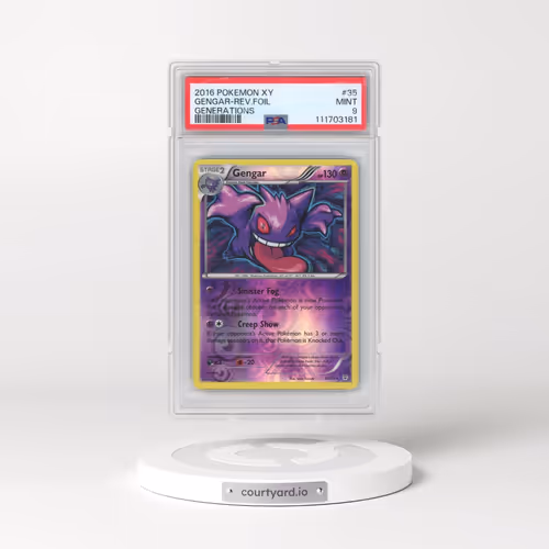 2016 Pokémon XY Generations #35 Gengar - Reverse Foil (PSA 9 MINT)
