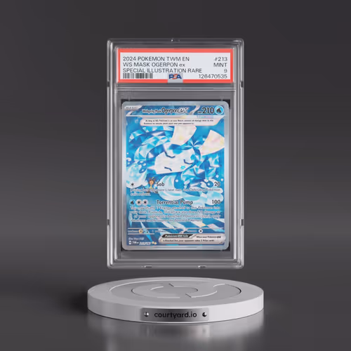 2024 Pokémon Twm EN-Twilight Masquerade #213 Wellspring Mask Ogerpon EX - Holo Special Illustration